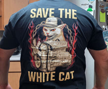 Load image into Gallery viewer, "Realistic" Save The White Cat T Shirt